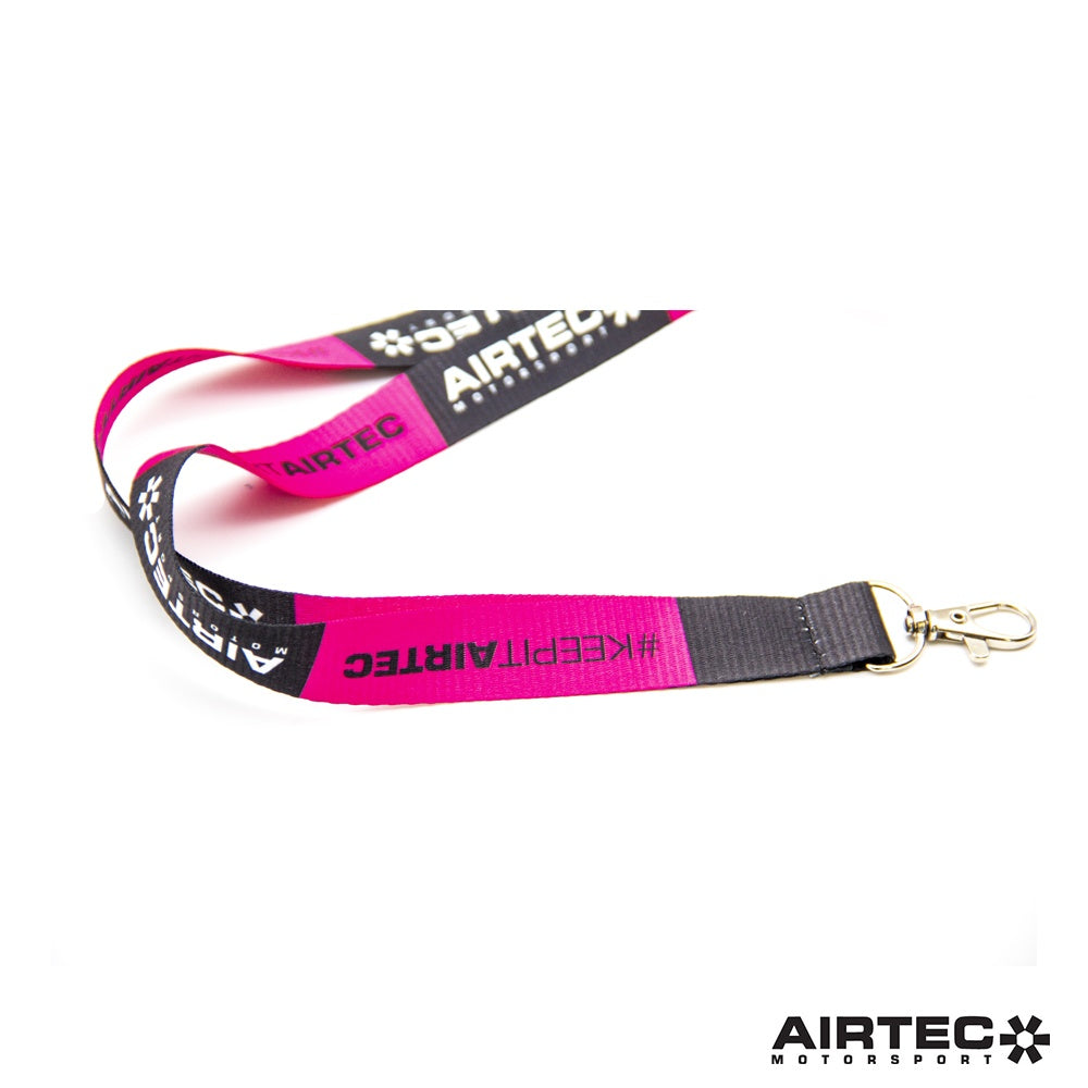 AIRTEC Motorsport Black & Pink Lanyard