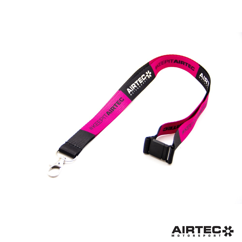 AIRTEC Motorsport Black & Pink Lanyard