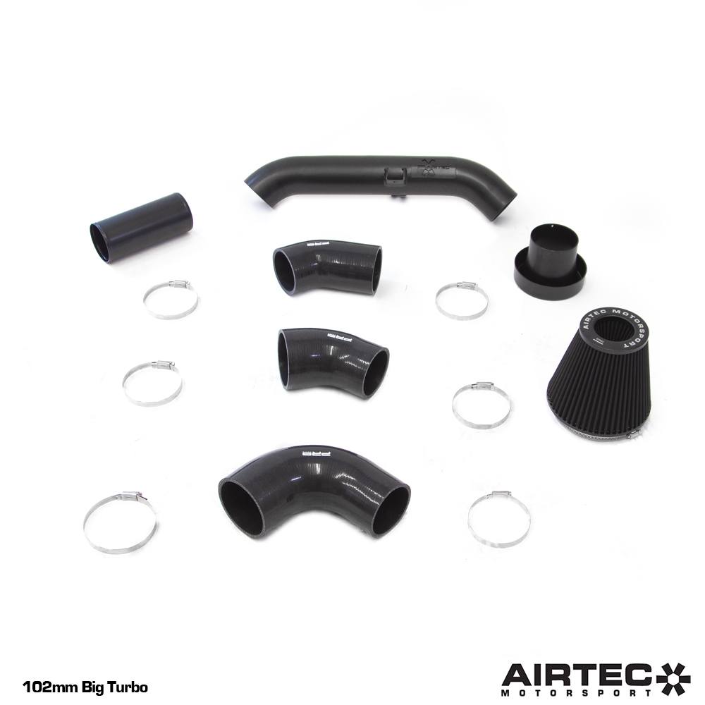 AIRTEC Motorsport Enlarged 90mm Induction Pipe Kit for Focus RS Mk2 (Stock RS Turbo & Big Turbo Options)