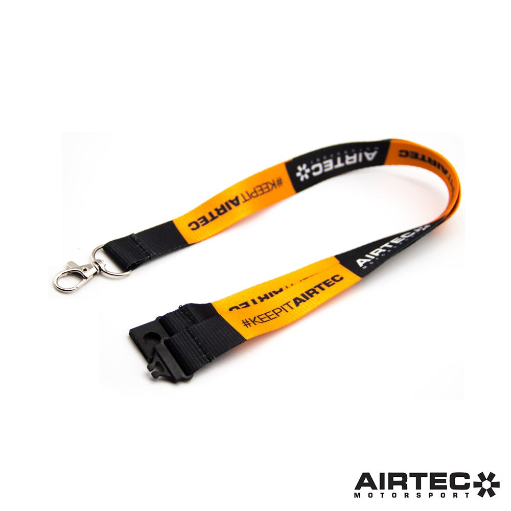 AIRTEC Motorsport Black & Orange Lanyard