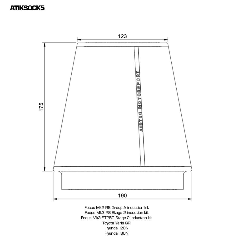 AIRTEC Motorsport Filter Sock