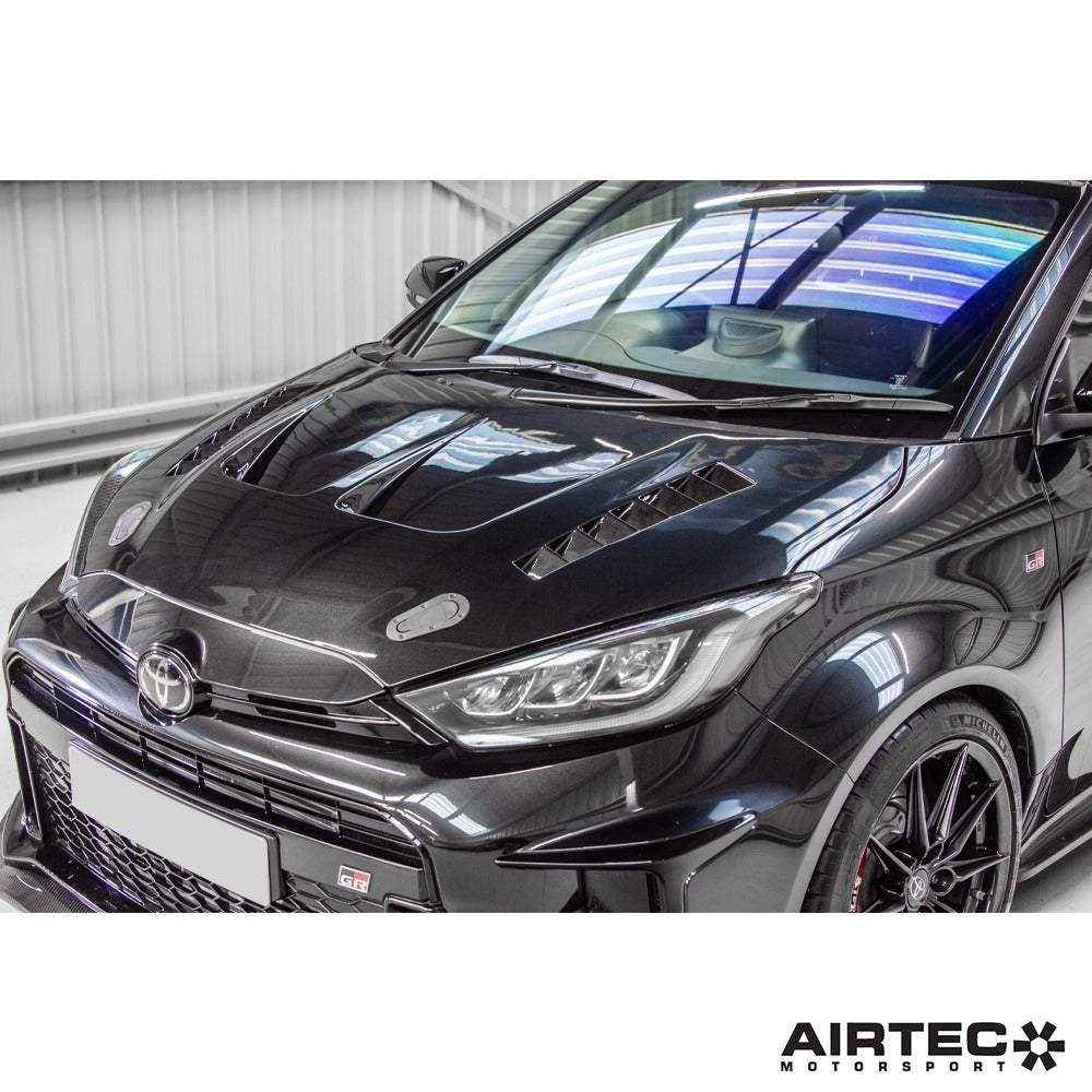 AIRTEC Motorsport Vented Fibreglass Bonnet for Toyota Yaris GR