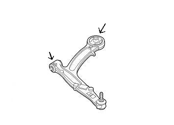 Fiat Abarth 500 (2007+) Front Suspension Arm Bushes