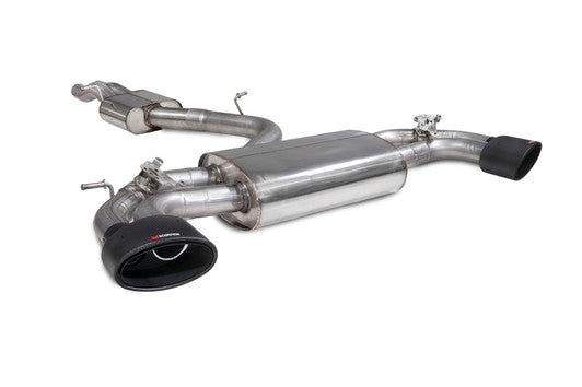 Scorpion Resonated Cat-Back System without Valves Non-Valved RS3 8V Pre-Facelift 2015 - SAU107CF