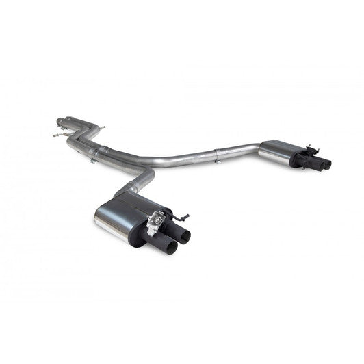 Scorpion Non-Resonated Cat-Back System - TT Mk2 3.2 V6/TT S Mk2 - 2006 - 2014 - SAUS026