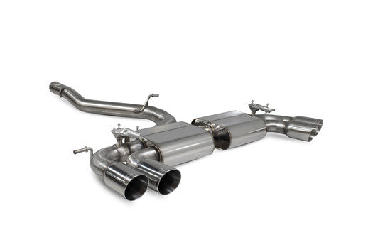 Scorpion Non-Resonated Cat/GPF-Back System with Valves Valved S3 3-Door/Sportback 8V 2013 - SAUS108C