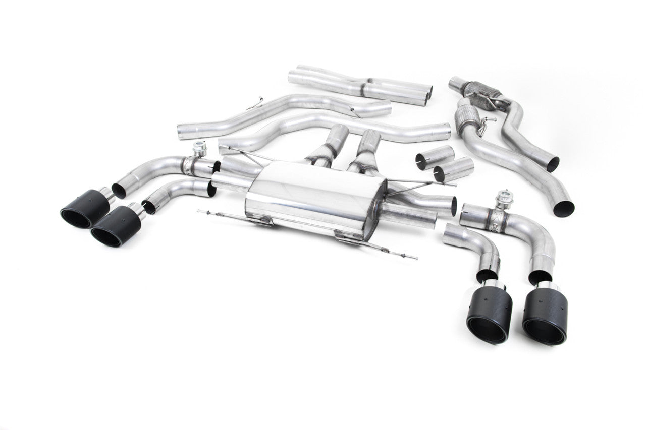 Milltek Alfa Romeo Giulia Quadrifoglio 2.9 V6 Bi-Turbo (Non OPF/GPF Models) 2017-2023 Cat-back Exhaust