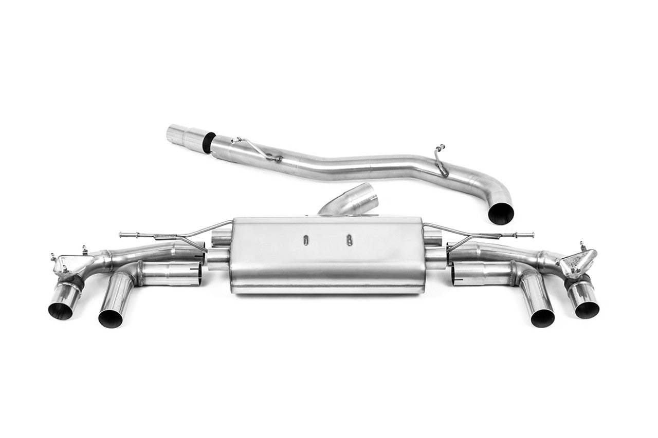 Milltek Audi RS6 C8 4.0 V8 bi-turbo (Non OPF/GPF Models - USA/ROW Models) 2020-2023 Large Bore Downpipes and Hi-Flow Sports Cats Exhaust - SSXAU910