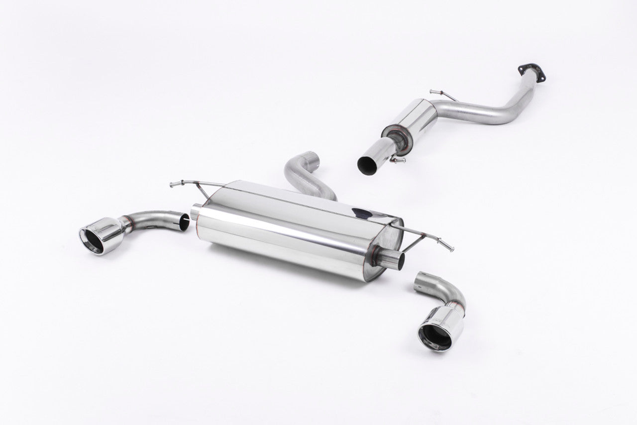 Milltek Ford Fiesta Mk6 Zetec-S 1.6 16v 2004-2008 Cat-back Exhaust - SSXFD013