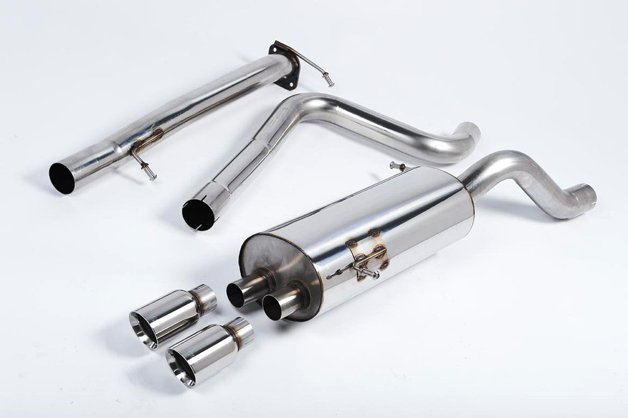 Milltek Ford Fiesta Mk7/Mk7.5 ST 1.6 litre EcoBoost 182PS & ST200 2013-2017 Large Bore Downpipe and Hi-Flow Sports Cat Exhaust - SSXFD096