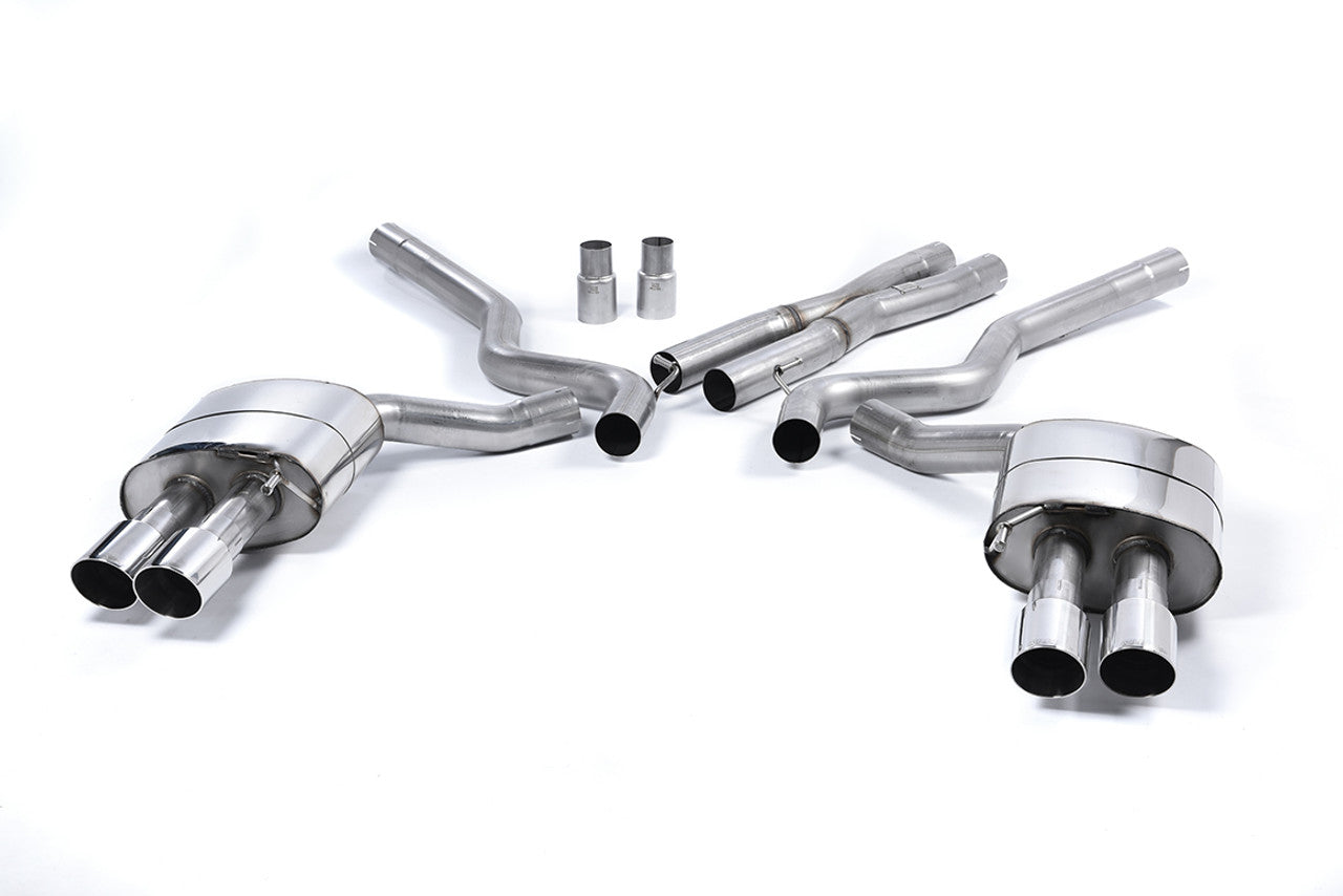 Milltek Ford Focus Mk2 ST 225 2005-2010 Large Bore Downpipe and Hi-Flow Sports Cat Exhaust - SSXFD168