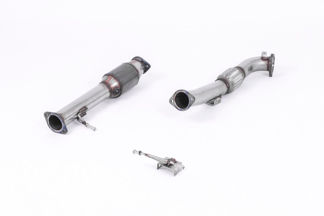 Milltek Ford Focus Mk2 ST 225 2005-2010 Large Bore Downpipe and Hi-Flow Sports Cat Exhaust - SSXFD164