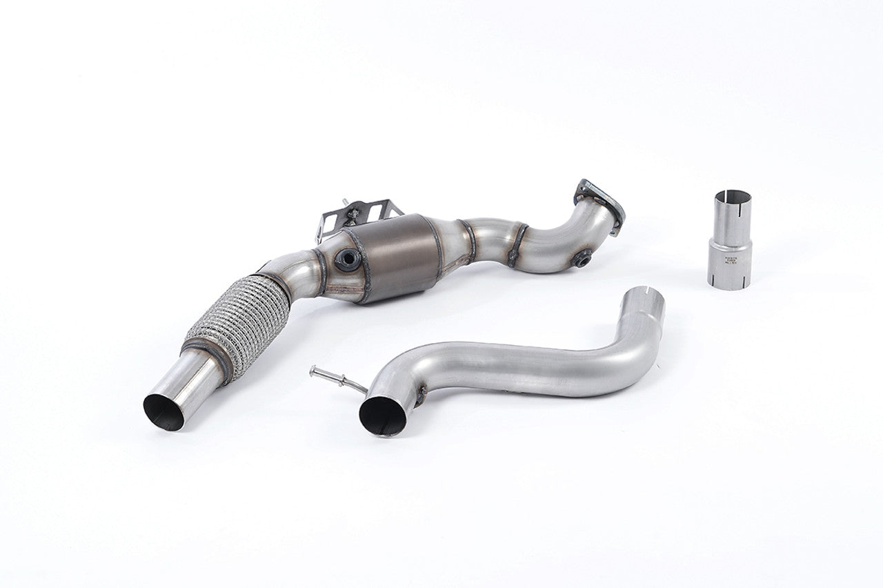 Milltek Ford Mustang 2.3 EcoBoost (Fastback) 2015-2018 Large Bore Downpipe and Hi-Flow Sports Cat Exhaust - Must be fitted with OE Cat-back system