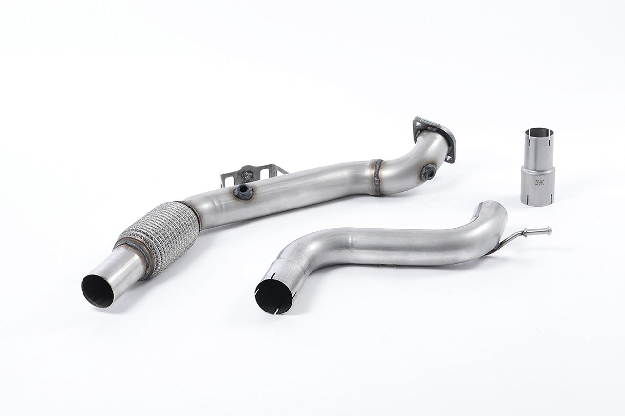 Milltek Ford Mustang 2.3 EcoBoost (Fastback) 2015-2018 Large-bore Downpipe and De-cat Exhaust - Must be fitted with OE Cat-back system