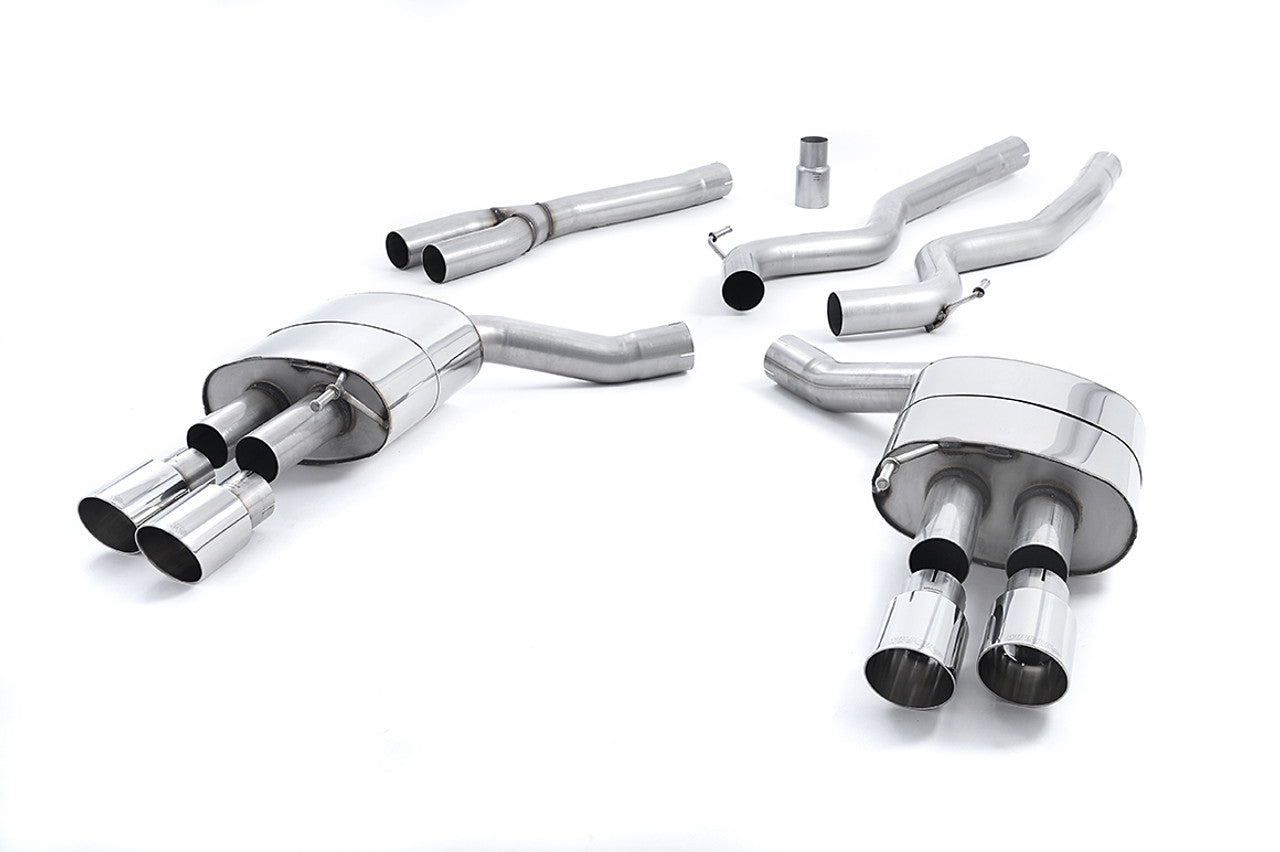 Milltek Ford Focus Mk2 ST 225 2005-2010 Large Bore Downpipe and Hi-Flow Sports Cat Exhaust - SSXFD168