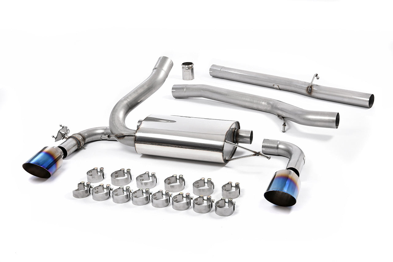 Milltek Ford Focus Mk2 ST 225 2005-2010 Large Bore Downpipe and Hi-Flow Sports Cat Exhaust - SSXFD168