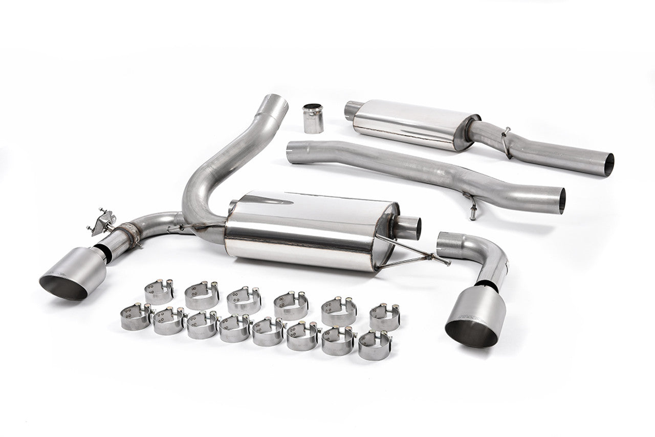 Milltek Ford Focus Mk2 ST 225 2005-2010 Large Bore Downpipe and Hi-Flow Sports Cat Exhaust - SSXFD168