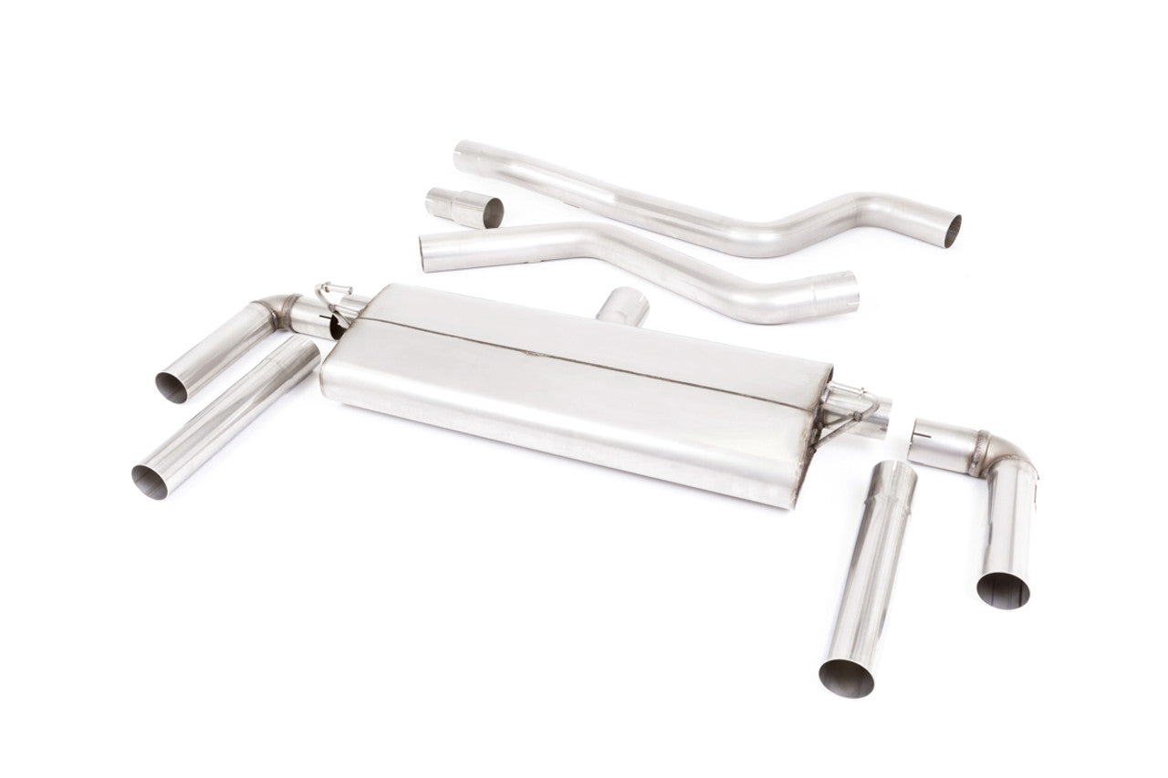 Milltek Ford Fiesta Mk6 ST 150 2005-2008 Cat-back Exhaust - Resonated - SSXFD019