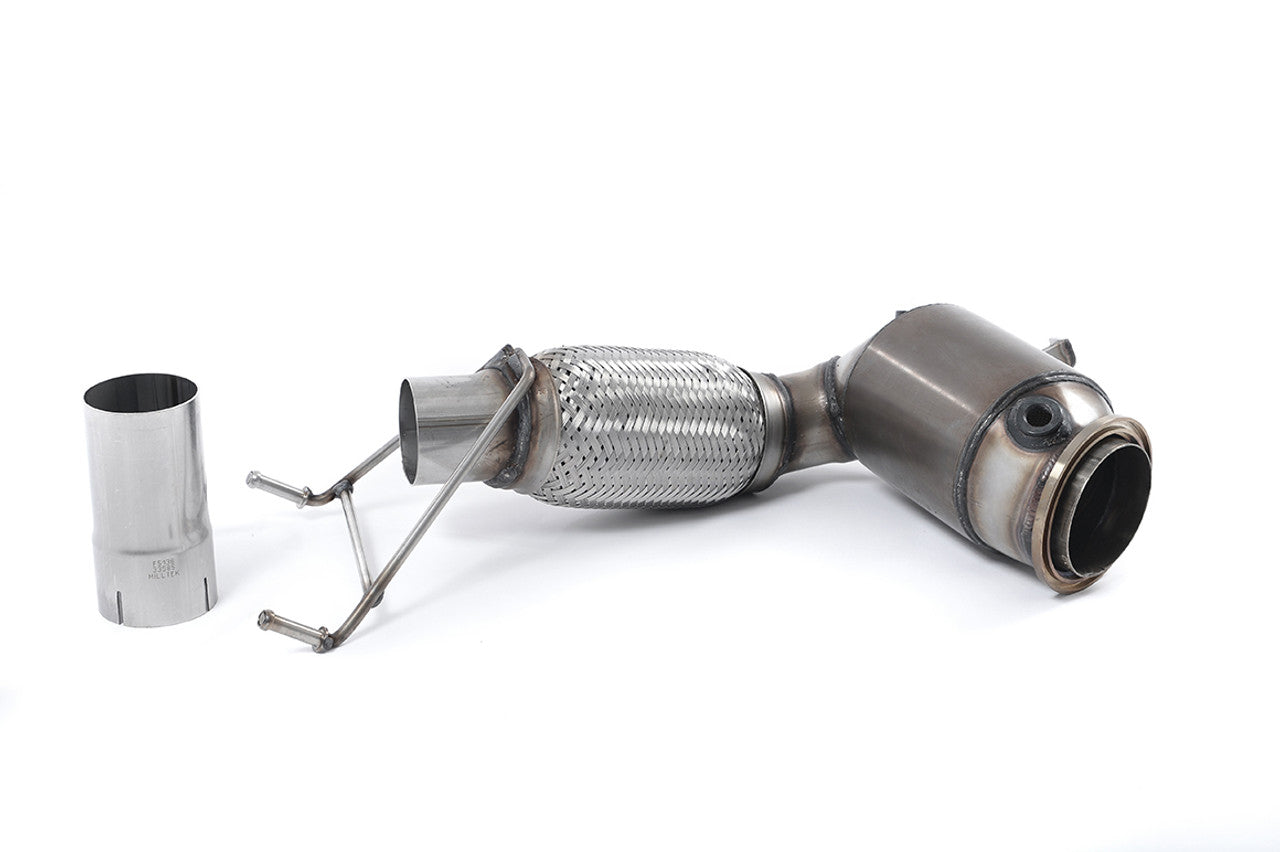 Milltek New Mini Mk3 (F56) Cooper 1.5T (Pre-LCI only) 2014-2018 Large Bore Downpipe and Hi-Flow Sports Cat Exhaust - Fits OE System