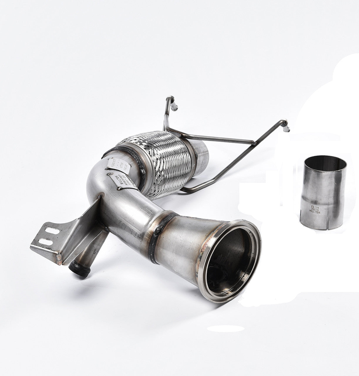 Milltek New Mini Mk3 (F56) Mini Cooper S 2.0 Turbo (UK and European models & Pre-LCI Only) 2014-2018 Large-bore Downpipe and De-cat Exhaust - Fits OE System