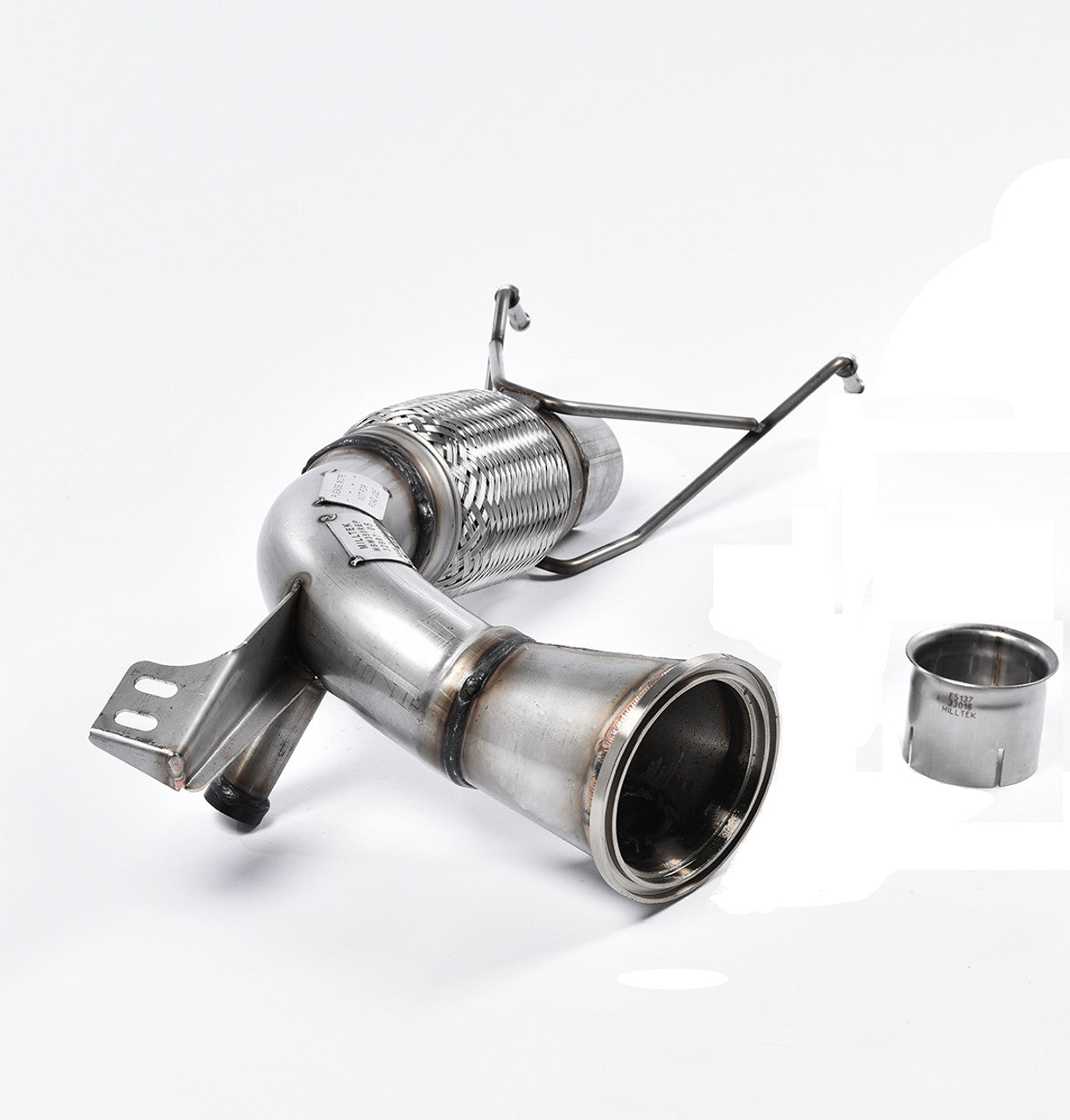 Milltek New Mini Mk3 (F56) Mini Cooper S 2.0 Turbo (Rest of World) 2014-2023 Large-bore Downpipe and De-cat Exhaust - Fits OE System