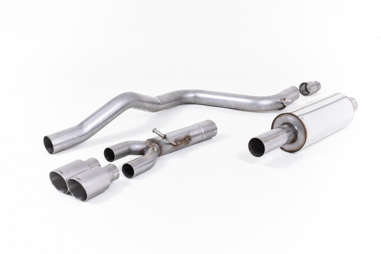 Milltek Seat Leon Cupra 2.0T FSI 240PS 2006-2011 Cat-back Exhaust - Resonated - SSXSE118