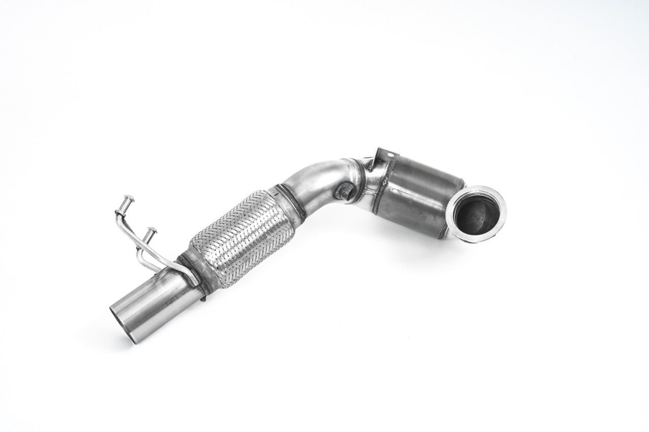 Milltek Seat Leon ST Cupra 300 (4x4) Estate / Station Wagon / Combi (Non-OPF/GPF) 2017-2018 Large Bore Downpipe and Hi-Flow Sports Cat Exhaust - Fits Milltek System - SSXSE203