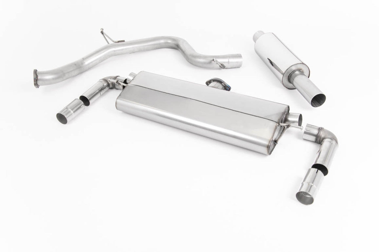 Milltek Seat Leon ST Cupra 300 (4x4) Estate / Station Wagon / Combi (Non-OPF/GPF) 2017-2018 Large Bore Downpipe and Hi-Flow Sports Cat Exhaust - Fits Milltek System - SSXSE203