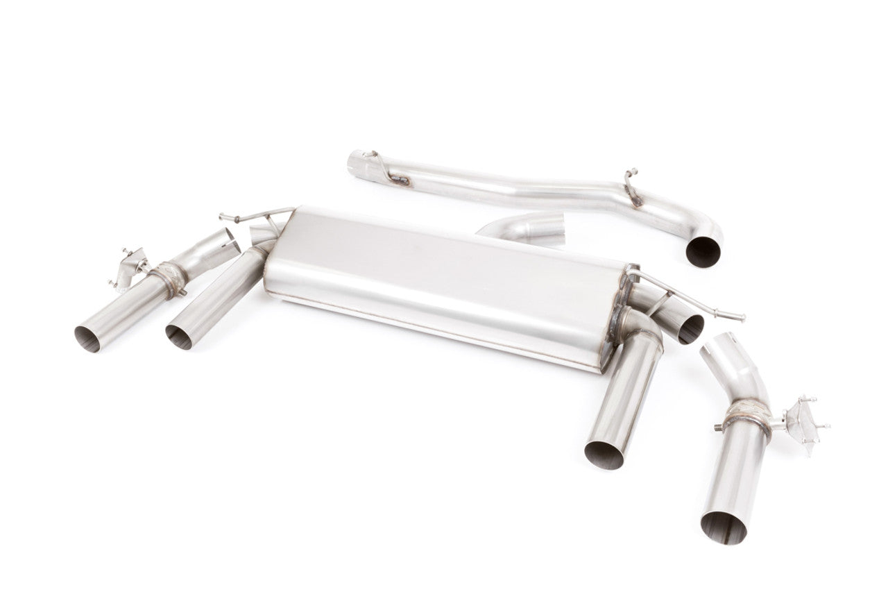 Milltek Seat Leon Cupra 2.0T FSI 240PS 2006-2011 Cat-back Exhaust - Non-Resonated - SSXSE119