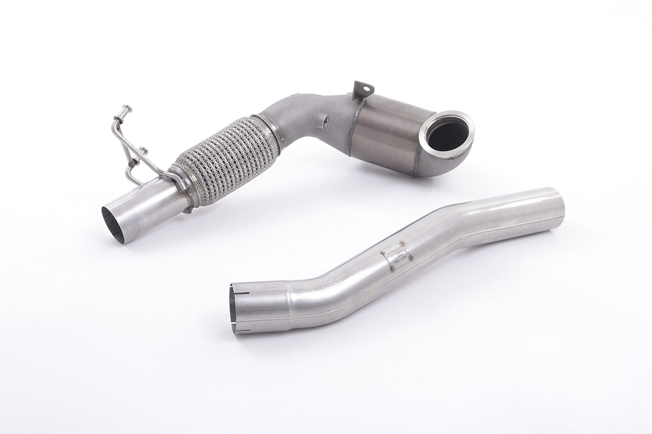 Milltek Skoda Octavia vRS 2.0 TSI 220PS & 230PS Hatch & Estate (manual and DSG-auto) 2013-2018 Cast Downpipe with Race Cat Exhaust