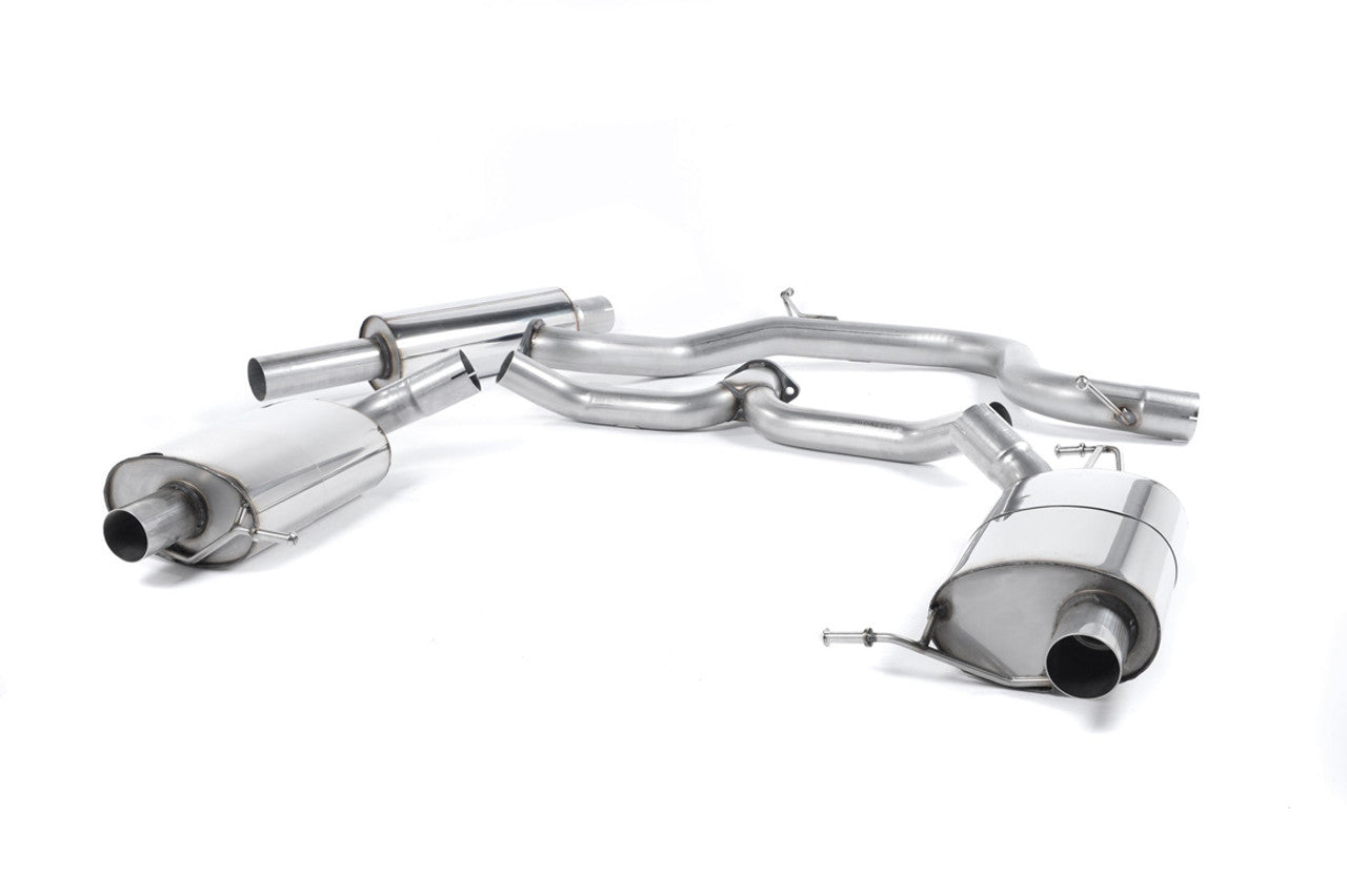 Milltek Skoda Octavia vRS 2.0 TSI 220PS & 230PS Hatch & Estate (manual and DSG-auto) 2013-2018 Cat-back Exhaust