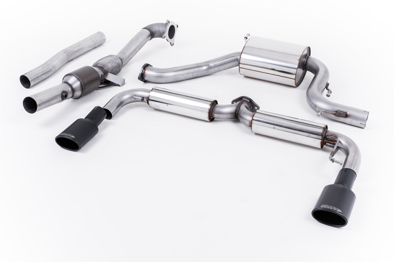 Milltek Volkswagen Scirocco R 2009-2016 Turbo-back including Hi-Flow Sports Cat Exhaust - 3