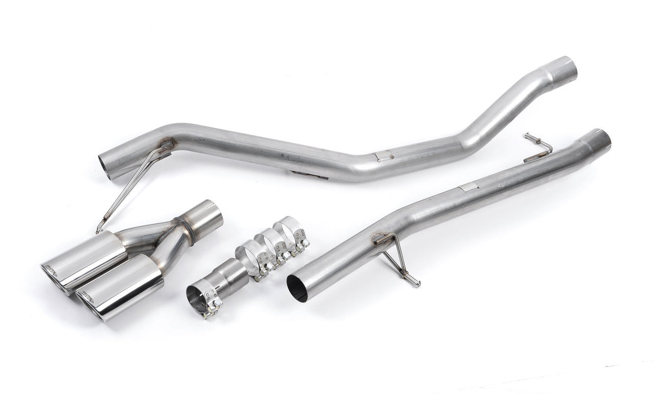 Milltek Volkswagen Transporter \ Caravelle T6 SWB 150/180/204PS 2.0-Litre BiTDI 2WD and 4MOTION 2015-2023 Particulate Filter-back Exhaust