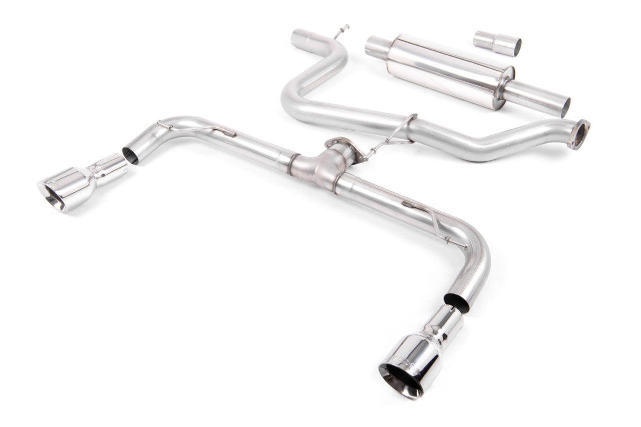 Milltek Audi A3 2.0 TFSI quattro Sedan 8V (US-only) 2014-2020 Large-bore Downpipe and De-cat Exhaust - SSXVW264