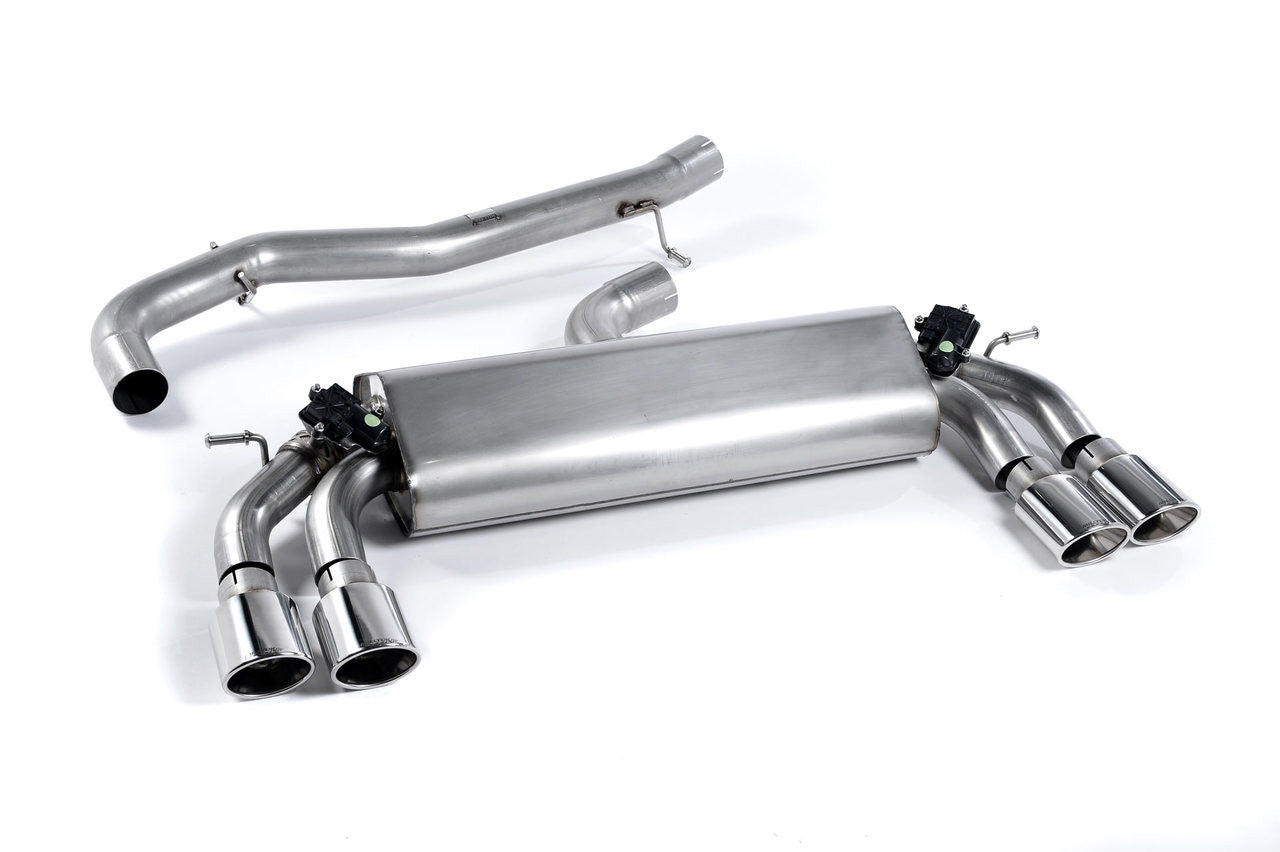 Milltek Volkswagen Golf MK7 R 2.0 TSI 300PS 2014-2016 Turbo-back including Hi-Flow Sports Cat Exhaust - Resonated - SSXVW253