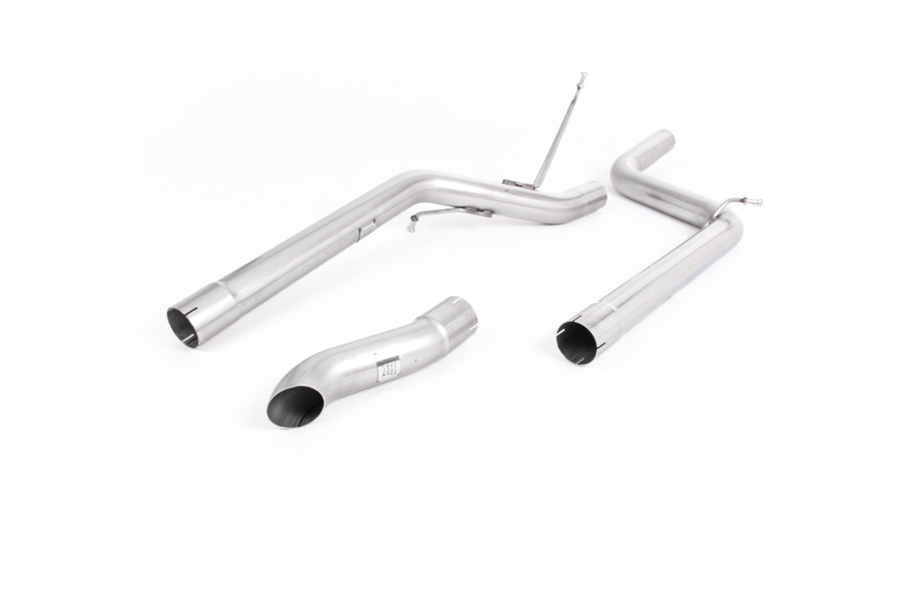 Milltek Audi A3 1.8T 2WD 3 & 5 door 1996-2004 Large-bore Downpipe and De-cat Exhaust - SSXVW394