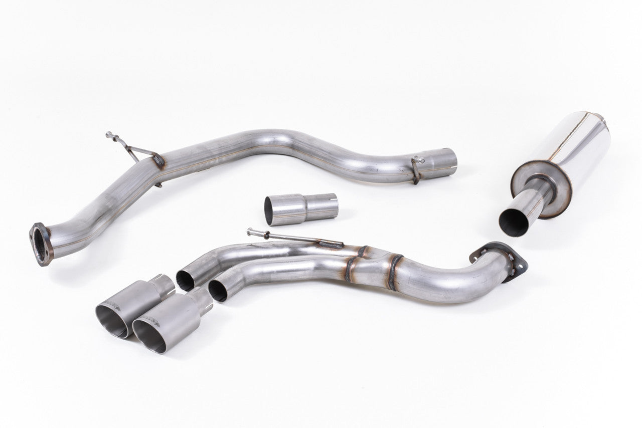 Milltek Audi A3 1.8T 2WD 3 & 5 door 1996-2004 Large Bore Downpipe and Hi-Flow Sports Cat Exhaust - SSXVW393