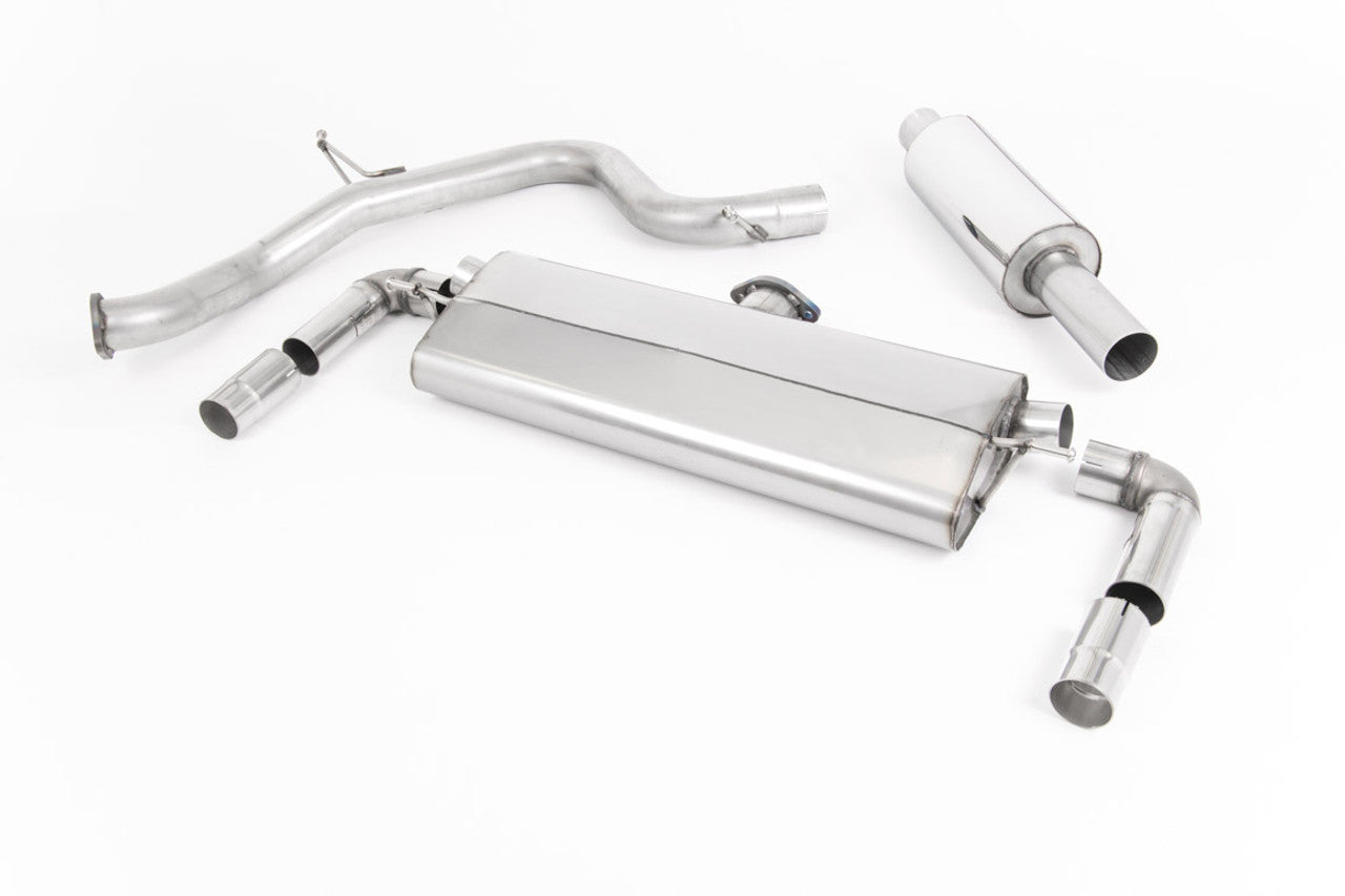 Milltek Volkswagen Golf Mk4 R32 3.2 V6 4WD 2002-2005 Cat-back Exhaust - Non-Resonated - SSXVW136