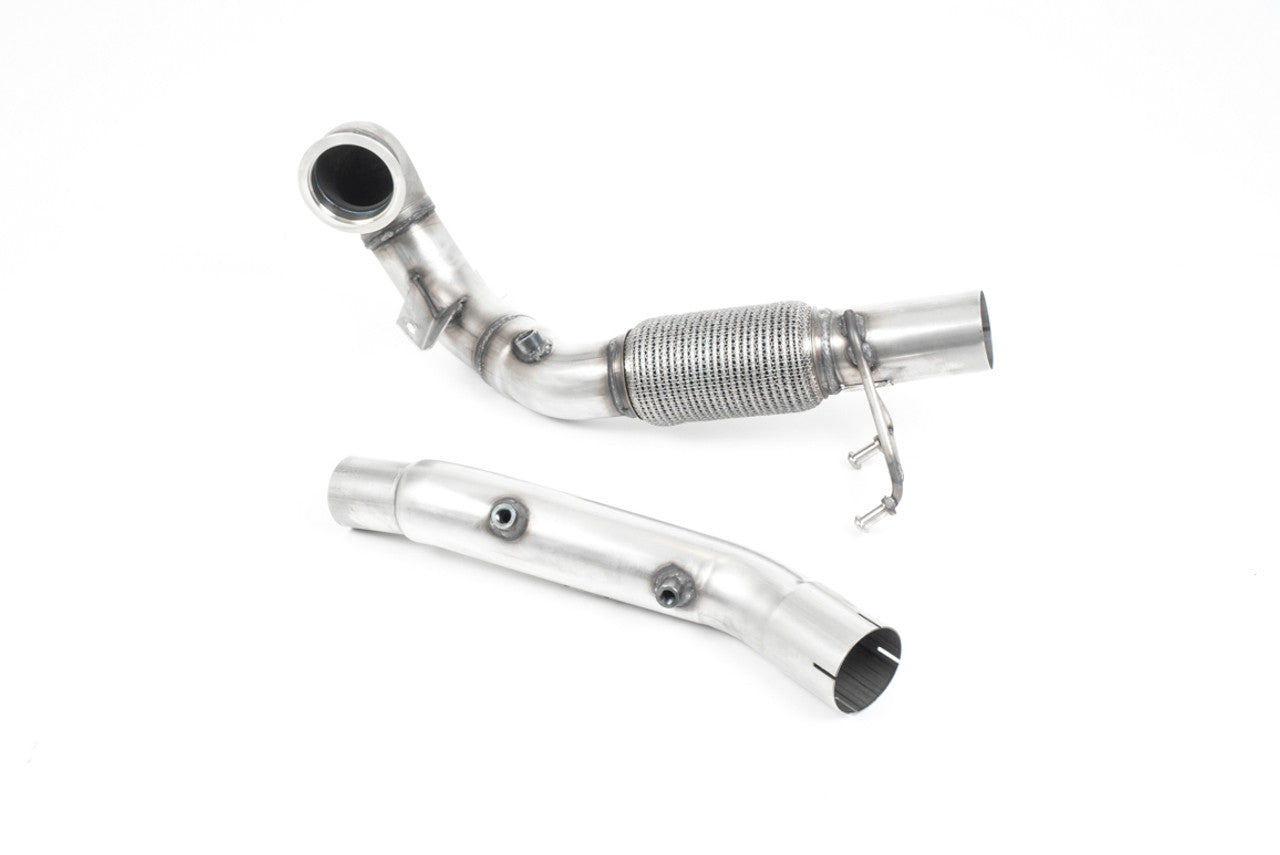 Milltek Volkswagen Scirocco R 2009-2016 Turbo-back including Hi-Flow Sports Cat Exhaust - Race - SSXVW144