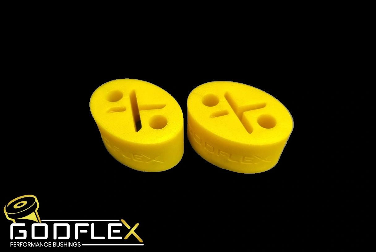 VW POLO Mk4 & Mk5 9N/9N3 6R/6C (2002-2017) Uprated Rigid Exhaust Hanger Bushes Pair