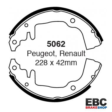 EBC Brake Shoes 5062