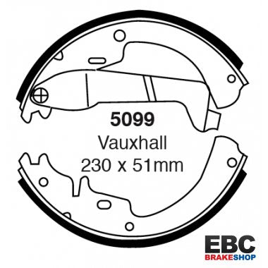 EBC Brake Shoes 5099