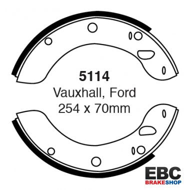 EBC Brake Shoes 5114