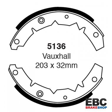 EBC Brake Shoes 5136