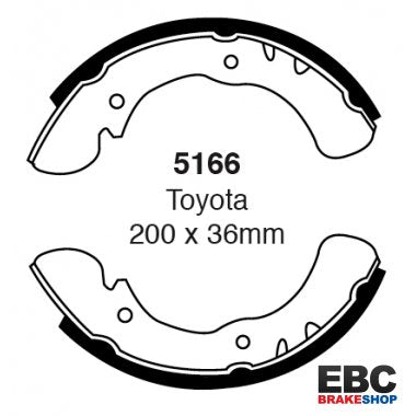 EBC Brake Shoes 5166