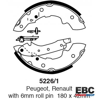 EBC Brake Shoes 5226/1