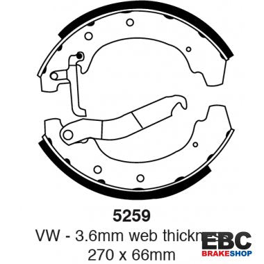 EBC Brake Shoes 5259