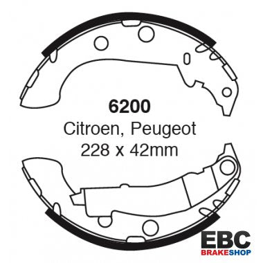 EBC Brake Shoes 6200