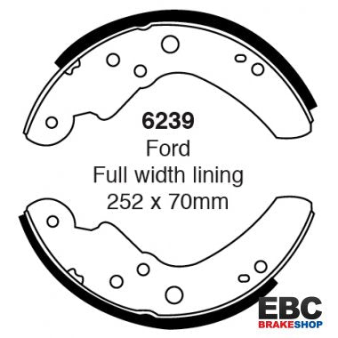 EBC Brake Shoes 6239