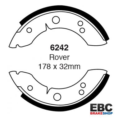 EBC Brake Shoes 6242